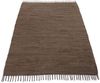 carpetfine Teppich Kelim Chindi uni, auch als Läufer, rechteckig, Höhe: 5 mm, Wendeteppich, reine Baumwolle, handgewebt, Uni-Farben, mit Fransen Bild 2