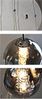 ZMH Pendelleuchte esstisch Pendellampe Höheverstellbar Kronleuchter Hängeleuchte 15-Flammig aus Glas Küchen Wohnzimmerlampe Schlafzimmerlampe Flurlampe (Rauchgrau, 15-flammig) Bild 2