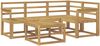 vidaXL Outdoor-Sofagarnitur 5 pcs Weiß 59 x 59 x 37 cm 3387583 Bild 2