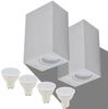vidaXL LED-Außenwandleuchten 2 Stk. Quadratisch Auf-/Abwärts 42409 Bild 2