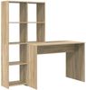vidaXL Schreibtisch Sonoma-Eiche 138,5 x 55 x 143 cm Holzwerkstoff 3337251 Bild 2