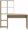 vidaXL Schreibtisch Sonoma-Eiche 138,5 x 55 x 143 cm Holzwerkstoff 3337251 Bild 5