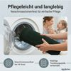 Komfortec Badvorleger Set 2 Teilig, Frottee Duschvorleger, Waschbar Duschmatte & Badteppich, 600 g/m² &100% Baumwolle, Saugfähig & Schnelltrocknend, 50x70 cm, Dungelgrün Bild 3