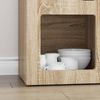 vidaXL Sideboard Sonoma-Eiche 59 x 35 x 80,5 cm Holzwerkstoff 891316 Bild 5