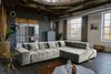 KAWOLA Sofa NEVADA Ecksofa Velvet silber Recamiere rechts mit motorischem Sitzvorzug 82 x 215 x 319 cm Bild 5