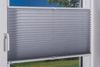 K-home Klemmfix-Plissee 125x130 cm (B x L) Grau Lichtschutz +++ Moderne Crushed Optik +++ Bild 4