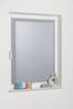 K-home Klemmfix-Plissee 125x130 cm (B x L) Grau Lichtschutz +++ Moderne Crushed Optik +++ Bild 3