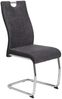 2er Set Schwingstuhl Alina - Webstoff Anthrazit Bild 2