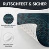Sanilo Duschmatte, mit Motiv, rutschfest, waschbar, quadratisch, 230 extra starke Saugnäpfe, Kunststoff PVC, 53 x 53 cm, Dahlien Bild 4