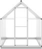 vidaXL Gewächshaus mit Fundamentrahmen Silber 224x169x202cm Aluminimum 3266323 Bild 3