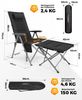 HOMECALL Klappstuhl Campingstuhl Faltbar 3D-Mesh + 600D Oxford Gartenstuhl Hohe Lehne Bild 2