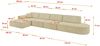 ALTDECOR Ecksofa IREA-L3-v3, Sofa Praktische Bequeme Funktionsecke Couch L-Form Eckcouch, Corner Sofa L-Form Vielseitige Sofa Wohnlandschaft Wohnzimmer Bild 4