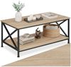 tectake Couchtisch Pittsburgh (1-St, 1 tlg), Trendiger Couchtisch in minimalistischer Industrie-Optik Bild 4