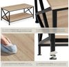 tectake Couchtisch Pittsburgh (1-St, 1 tlg), Trendiger Couchtisch in minimalistischer Industrie-Optik Bild 3