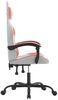 vidaXL Gaming-Stuhl Weiß und Rosa Kunstleder 3143875 Bild 4