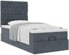 vidaXL Ottoman-Bett mit Matratzen Dunkelgrau 80x200 cm Samt 3313506 Bild 5