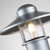 Elstead Lighting Klampenborg Sockelleuchte 1-Light PIR-Bewegungsmelder Silber IP44 E27 Bild 4