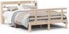 vidaXL Bettgestell mit Kopfteil ohne Matratze 135x190 cm 3306843 Bild 2