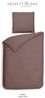Heckett & Lane Mako-Satin Bettwäsche 155x220 Banda Canyon Rose Streifen Wende uni Bild 3