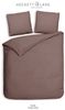 Heckett & Lane Mako-Satin Bettwäsche 155x220 Banda Canyon Rose Streifen Wende uni Bild 2