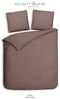 Heckett & Lane Mako-Satin Bettwäsche 155x220 Banda Canyon Rose Streifen Wende uni Bild 4