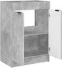 vidaXL Unter dem Waschbecken Badschrank Betongrau 56 x 37,5 x 81 cm 890097 Bild 4