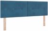 vidaXL Boxspringbett mit Kopfteil Dunkelblau 140 x 200 cm Samt 3340392 Bild 5