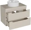 Vente-unique - ARUBA Waschbeckenmöbel Holz, Platte Beige - B 46 cm x H 59 cm x L 80 cm Bild 4