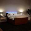 vidaXL Boxspringbett mit Matratze Rosa 140x190 cm Samt 3288605 Bild 5
