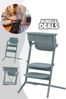 Cybex Lemo Hochstuhl inkl. Learning Tower / Lernturm-Aufsatz Stone Blue Bild 2