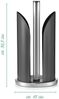 ZELLER Küchenrollenhalter 27217 Edelstahl/Metall, matt schwarz, Ø 15 x 30,5 cm Bild 2
