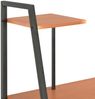 Schreibtisch mit Regaleinheit, Schwarz/ Braun, 102 × 50 × 117 cm Bild 5