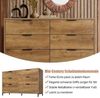 Flieks Kommode, Sideboard Schrank mit 6 Schubladen 120x40x76cm Bild 4