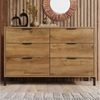 Flieks Kommode, Sideboard Schrank mit 6 Schubladen 120x40x76cm Bild 5