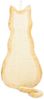 TRIXIE Katzen-Wandregal Kratzbrett Katze - natur/beige - 35 × 69 cm Bild 1