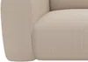 Vente-unique - POGNI Sofa SamtStoff Beige - B 221 cm x H 73 cm x L 269 cm Bild 5