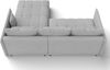 AX LIVING Hellgrau Ecksofa mit Schlaffunktion und Bettkasten Cosmova Bild 4