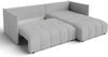AX LIVING Hellgrau Ecksofa mit Schlaffunktion und Bettkasten Cosmova Bild 5