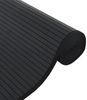 vidaXL Teppich Rechteckig Schwarz 70x400 cm Bambus 376882 Bild 4