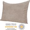 Selfitex Dekokissen 60 x 80 cm inkl. Füllkissen, Sofakissen, versch. Stoffe zur Auswahl, für Couch, Sofa und Bett Bild 2