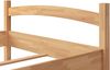 Erst-Holz breites Einzelbett aus massiver Buche 120x200 cm inkl. Rollrost, natur Bild 5
