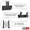 SO-TECH® Hakenleiste Blackline ALBUS schwarz pulverbeschichtet, (1 St), Länge 257 mm mit 3 Haken Bild 2