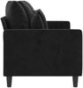 vidaXL 3-Sitzer-Sofa Schwarz 180 cm Samt 359318 Bild 4