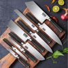 MDHAND Messer-Set 9-teiliges Küchenmesserset aus Stahl im japanischen Stil (9-tlg), Kochmesser-Set inklusive edler Geschenkbox Bild 4