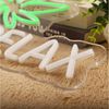 Jibenhome LED Nachtlicht Cannabis Just Relax Neon Schild mit Dimmbar Schalter LED Dekolicht, 40 x 26.5 cm, LED fest integriert, Marihuana-Blatt Neonlicht Acryl Neon-Wanddecor Bild 3