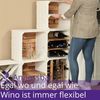 CHICCIE Weinregal Wino Flaschenregal aus Holz Geflammt + Regal, 1-tlg. Bild 4
