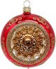 Reflexkugel rot glanz Ø 8cm Schatzhauser Thüringer Glas und Weihnachtsschmuck Bild 3