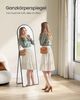 SONGMICS Ganzkörperspiegel, 150 x 40 cm, gewölbter Standspiegel, Rahmen aus Aluminiumlegierung, Hartglas, für Schlafzimmer, Wohnzimmer, Garderobe, tintenschwarz LFMDE035B01 Bild 2