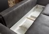 Schlafsofa >DOLAN Lux. 3DL< Liegefläche 160x197cm, anthrazit - 245x85x155 (BxHxT) Bild 4