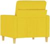 vidaXL 3-Sitzer-Sofa Braun 180 cm Stoff, Hellgelb, 78x80 cm Bild 5